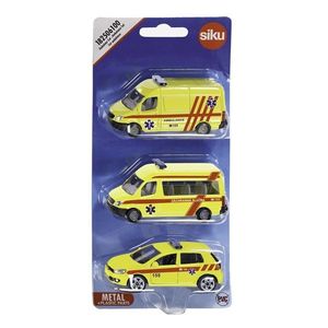 Siku - Set auto Ambulanță, 3 buc. imagine