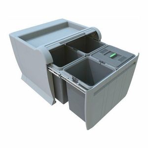 Elletipi Coș de gunoi încorporabil CITY -extensibil, 12+12+12+12 l imagine