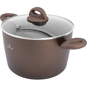 Valdinox Aurum Cratiță cu suprafață antiaderentă cu capac, 24 cm, 6 l imagine