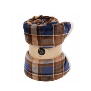 Pătură din lână Classic albastră, 200 x 150 cm, albastru imagine