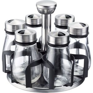 Set de condimente în suport rotativ Westmark, 6buc. imagine