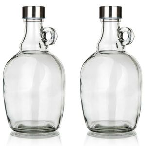 Banquet Set de sticle de sticlă cu capac Declan 2buc., 1, 1 l imagine