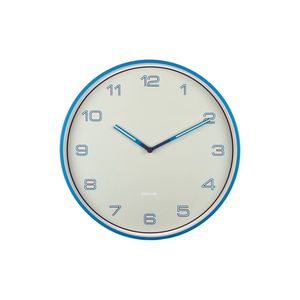 Karlsson 6013BB ceas de perete design, albastru, diametru 40 cm, albastru imagine
