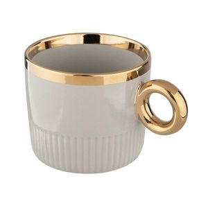 Cană de porțelan Altom Palazzo lines 350 ml, Sage imagine