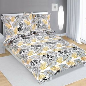 Lenjerie de pat din bumbac Pene, 140 x 220 cm, 70 x 90 cm, 140 x 220 cm, 70 x 90 cm imagine