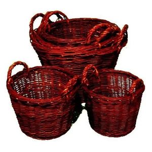 Coș de iarbă din răchită cu diametrul de 50 cm, diam. 50 cm imagine