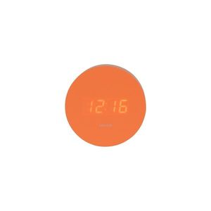 Karlsson 5981OR ceas LED de design cu alarmă, portocaliu, diametru 9 cm, portocaliu imagine