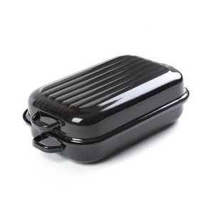 Tavă de copt dublă emailată cu nervuri Belis, 35cm, 35 cm imagine