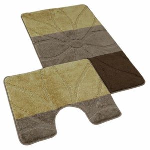 Set de covorașe de baie Kvalitex Helga maro, 60 x 100 cm, 60 x 50 cm imagine