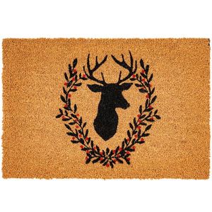 Covoraș de intrare de cocos Home Elements Cerb, 40 x 60 cm imagine