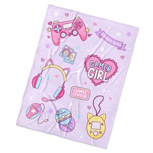 Pătură pentru copii BedTex Gamer Girl, 130 x 170cm imagine