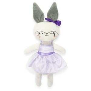 Baby Mix Jucărie de pluș Rabbit, 40 x 11 cm imagine