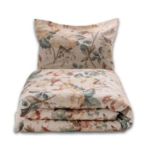 Lenjerie de pat din bumbac și in Rose, 220 x 200 cm, 2x 70 x 80 cm imagine