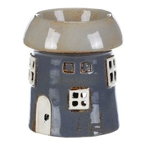 Aroma-lampă House gri, ceramică, 11 x 11 x 13 cm imagine