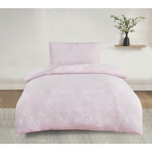 Lenjerie de pat din jacquard Alabama roz, 140 x200 cm, 70 x 90 cm, roz imagine