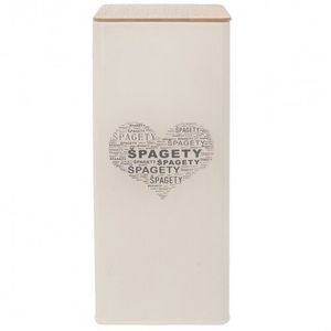 Cutie din tablă pentru spaghete Orion Inimă, 11, 5 x 11, 5 x 28, 5 cm imagine