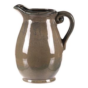 Cana ceramică gri, 18 x 20 x 28 cm, mare, 28 cm imagine