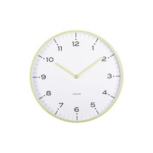 Karlsson 6011GR ceas de perete design galben, diametru 40 cm, galben imagine