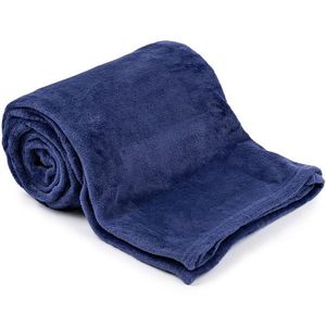 Pătură Matex Plain albastră, 150 x 200 cm, albastru imagine