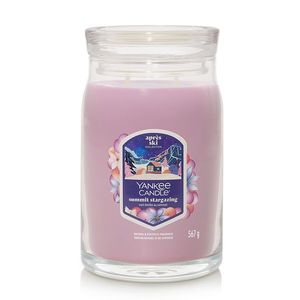 Yankee Candle Lumânare parfumată mare Signature Summit Stargazing, 567 g, mov, L imagine