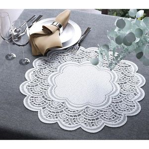 Față de masă jacquard Tadeus, diam. 40 cm, diam. 40 cm imagine