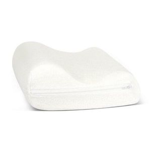 Față de pernă anatomică Bellatex din frotir alb, 45 x 30 cm imagine