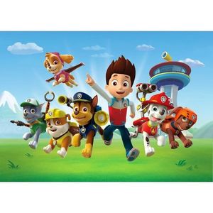 Tapet foto pentru copii Paw Patrol 251 x 182 cm, 4părți imagine