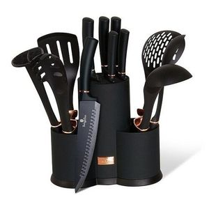 Set de ustensile de bucătărie Berlinger Haus 12 piese Black Rose Collection imagine