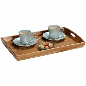 Kesper 28030 Tava de servire din lemn de salcâm, 48 x 31 cm imagine