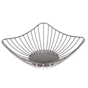 Bol metalic pătrat, gri, gri imagine