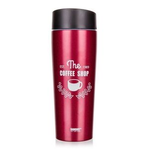 Banquet Cană termică COFFEE 350 ml, vișinie, vișiniu imagine