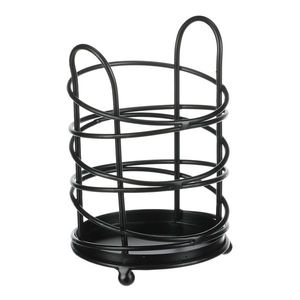 Autronic Suport metalic rotund pentru bucătărie, negru imagine