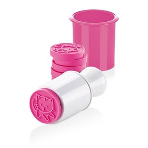 Tescoma DELÍCIA ştampilă pentru biscuiţi 6 animăluţe, roz imagine