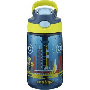 Sticlă pentru copii Contigo Gizmo Flip 420 ml Blue Nautical Space imagine
