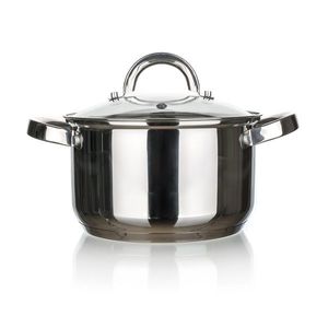 Oală din oțel inoxidabil cu capac Good and Cook , 20 cm, 3, 6 l imagine