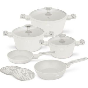 BerlingerHaus Set de vase cu suprafață din titan Sahara Marble, 10 bucăți imagine