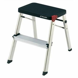 Rolser Scară pliabilă M2 ALU Taburete, negru, negru imagine