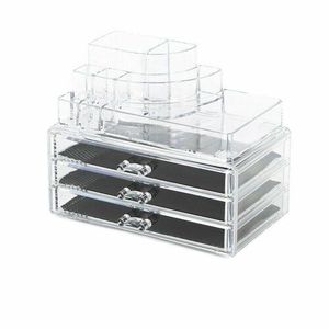 Compactor Organizator mare pentru cosmetice, 3sertare imagine