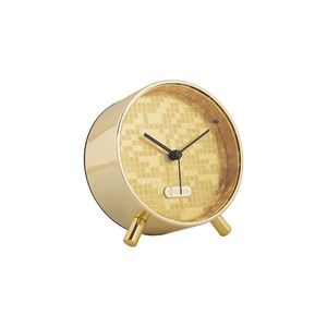 Karlsson 6004GD ceas cu alarmă de design auriu, diametru 11 cm, auriu imagine