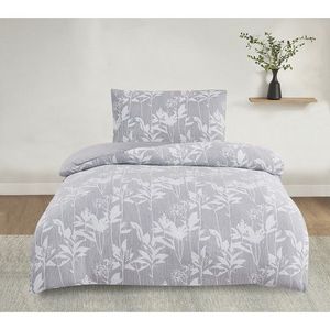Lenjerie de pat din jacquard Alabama gri, 140 x200 cm, 70 x 90 cm, gri imagine