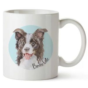 Bohemia Gifts Cană ceramică - Border Collie, 350ml imagine