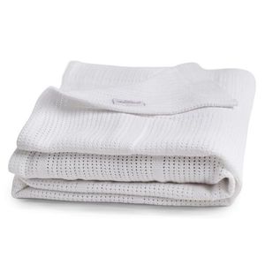 Babymatex Pătură pentru copii Sisi albă, 75 x 100cm imagine