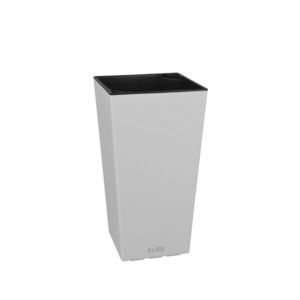 Gardenico Ghiveci flori Elise alb mat, 20 x 36 cm, alb, 20 cm imagine