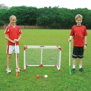 My Hood 302255 set de porți de hochei în sală, crosuri și mingi imagine