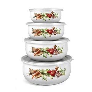 Set de boluri Banquet Belly 8 piese, Legume imagine