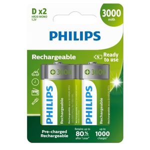 Philips Baterii reîncărcabile D 1, 2 V imagine