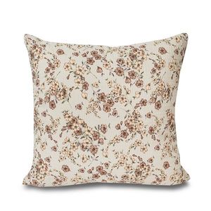 Față de pernă Kvalitex Flori bej, 70 x 90 cm imagine