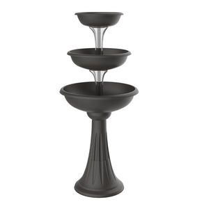 Cascadă flori Trevy gri, 50 x 114 cm, gri imagine