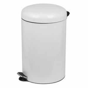 Alda Coș de gunoi cu pedală Doman Freedom Fresh 20l, alb, alb, 20 l imagine