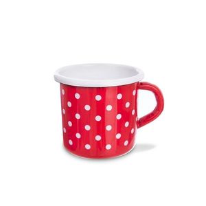 Cană smălțuită Orion Bulină, 8 cm imagine